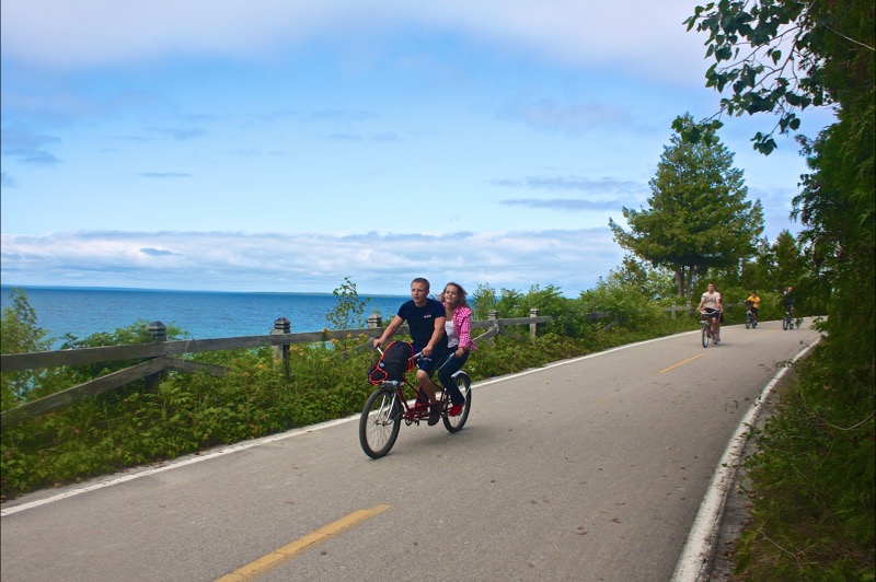 Mackinac Island Lake Shore Trail